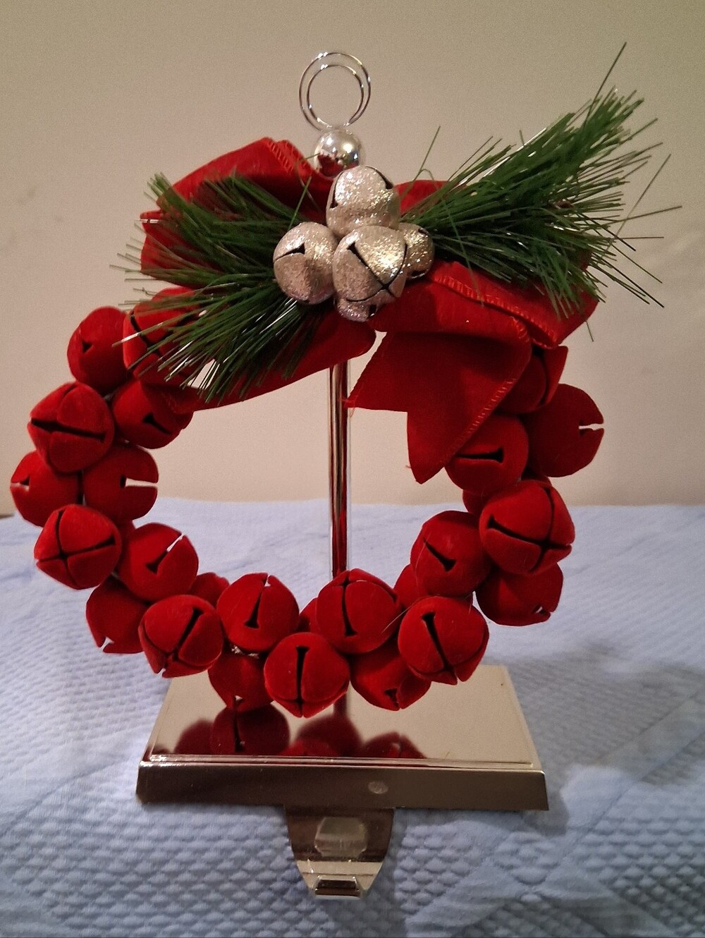 2 STOCKING HOLDERS FOR MANTEL, SHELF OR DECOR. 1 PRICE